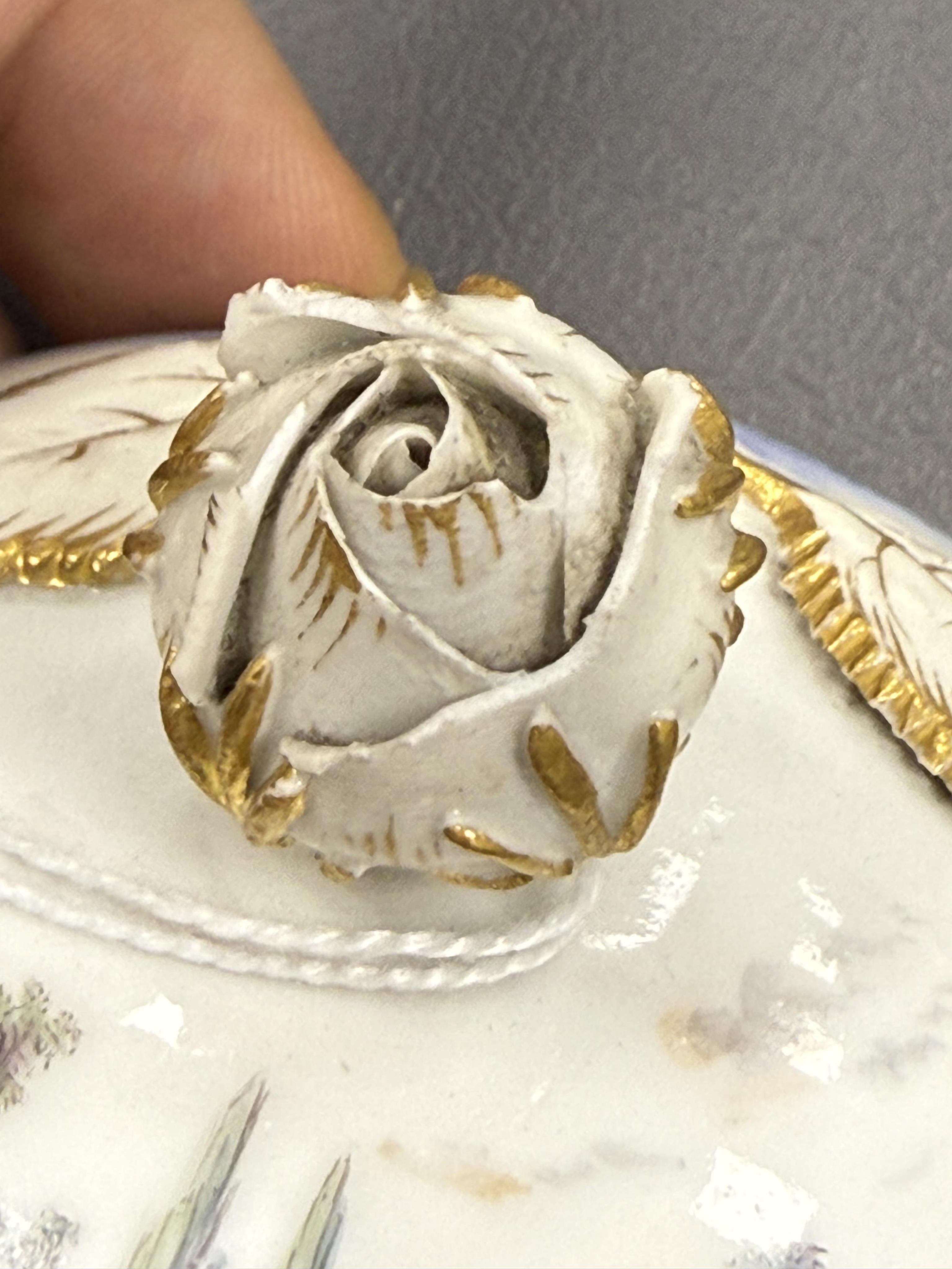 A Meissen vase and cover, 19th century